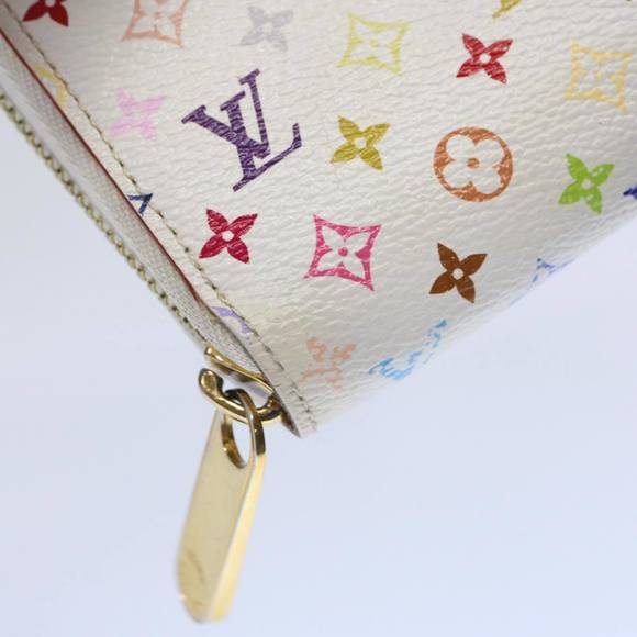 LOUIS VUITTON Monogram Multicolor Zippy Wallet White M60241 LV Auth yk9942 - Picture 15 of 16
